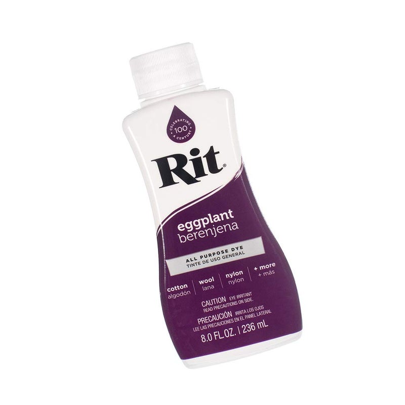 Craft County Rit Dye Liquid - Wide Selection of Colors - 8 Oz. (Eggplant) - Image 2